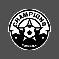 Champions Football logo template Thumbnail