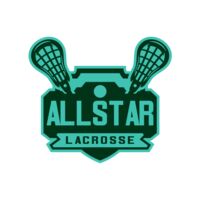 All stars Lacrosse Logo Template Thumbnail