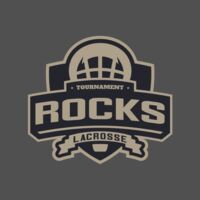 Rocks Tournament Lacrosse Logo Template Thumbnail