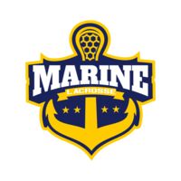Marine Lacrosse Logo Template Thumbnail