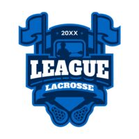 League Lacrosse Logo Template Thumbnail