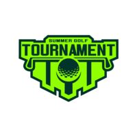 Tournament Summer golf logo template Thumbnail