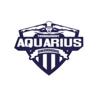 Aquarius Swimming Tournament logo template Thumbnail