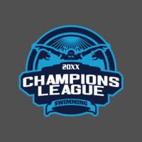 Champions League Swimming logo template Thumbnail