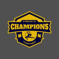 Champions Gymnastic Tournament logo template Thumbnail