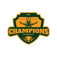 Champions Gymnastic logo template Thumbnail