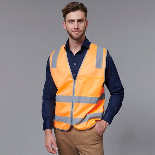 VIC RAIL HI VIS SAFETY VEST Thumbnail